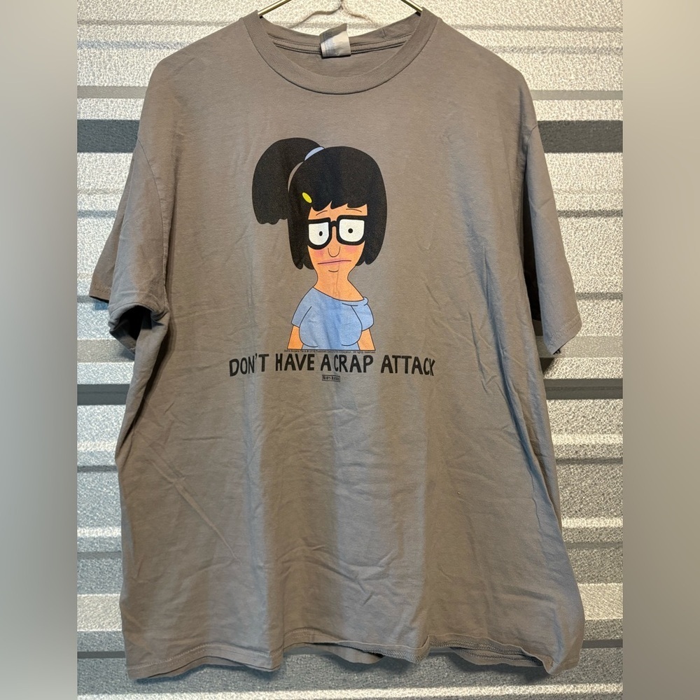 Port and Company Gray Graphic Tee
